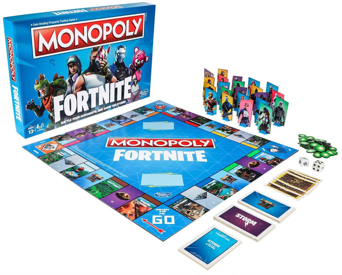 Hasbro Is Building Fortnite Nerf Blasters And A Monopoly Game, Do Not Pass Go!