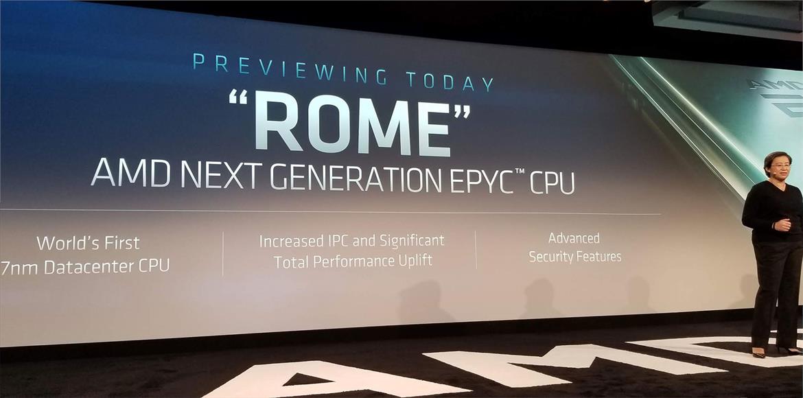AMD Unveils Zen 2 EPYC 7nm CPU With 2X Performance Per Socket, Zen 3 Set For 2020 - Updated: Benchmarks