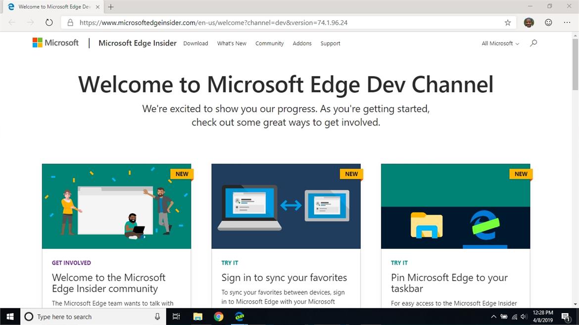 Microsoft Delivers First Chromium Edge Browser Test Builds For Windows 10, Get It Here