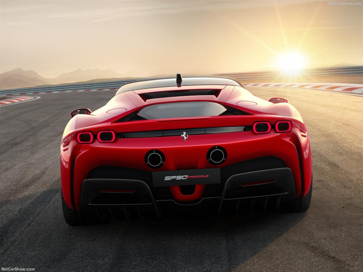 Ferrari SF90 Stradale Hybrid Hypercar Shreds Rubber With Head-Pinning 1000 Horsepower