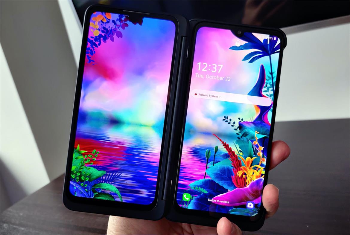 LG G8X ThinQ Arrives Next Month With Trick Dual Screen Accessory For $700 (Hands On)