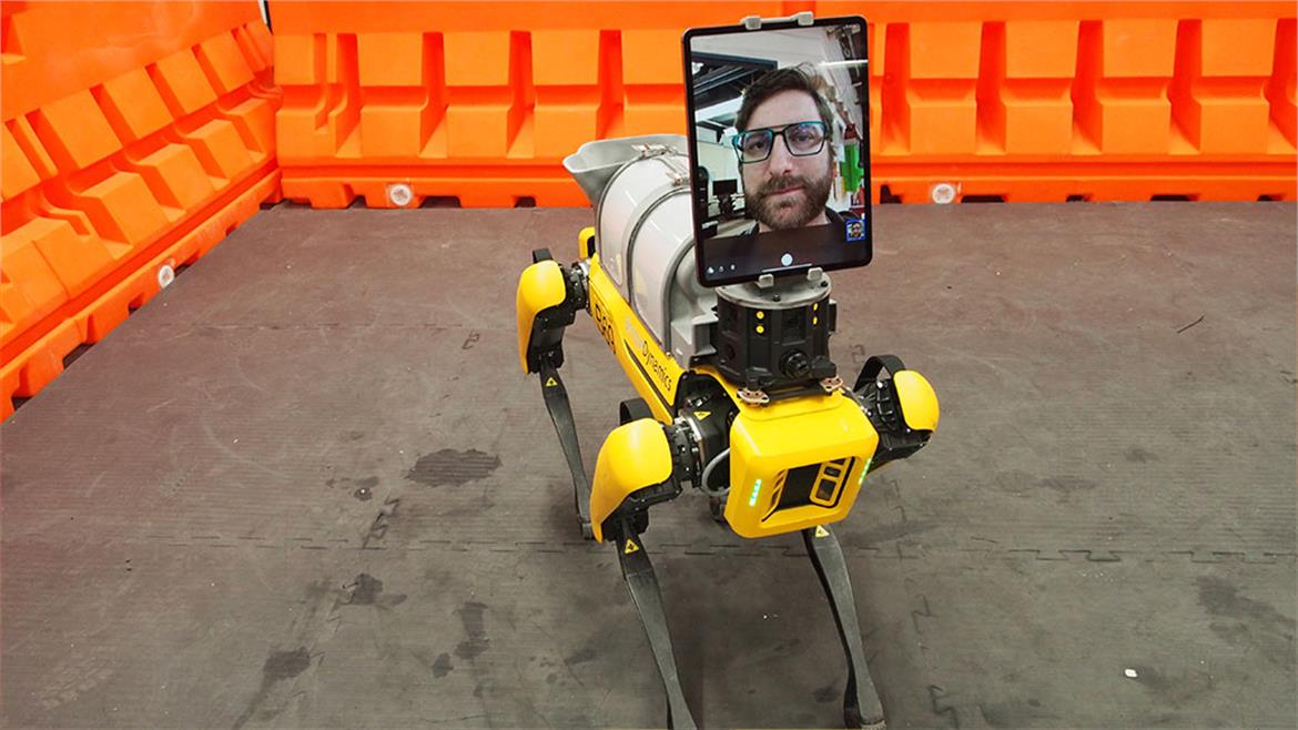 Boston Dynamics Spot Robot Turns Rescue Dog As COVID-19 Telemedicine Assistant