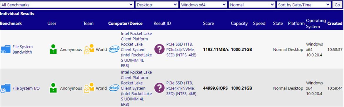 Intel Rocket Lake-S PCIe 4.0 NVMe SSD Support Seemingly Confirmed In New Leak