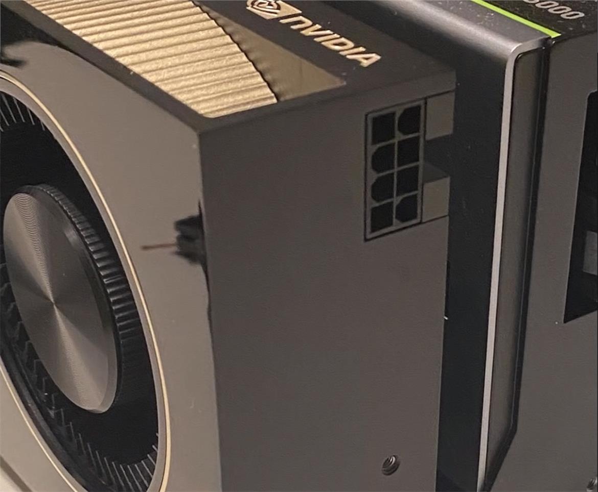 Another Quadro RTX A6000 Ampere Photo Leak Points To New 8-Pin Power Connector