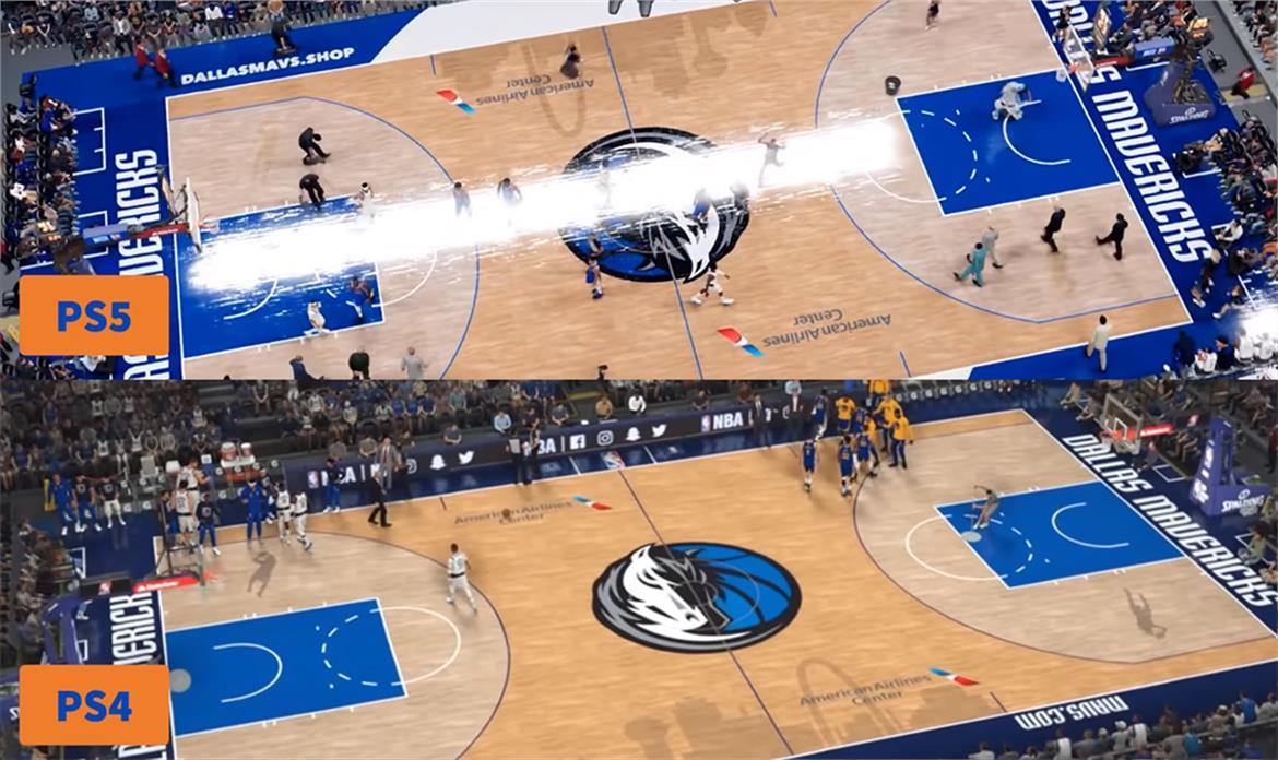 NBA 2K21 PS5 Graphics Quality Dunks All Over PS4 In Side-By-Side Comparison Video