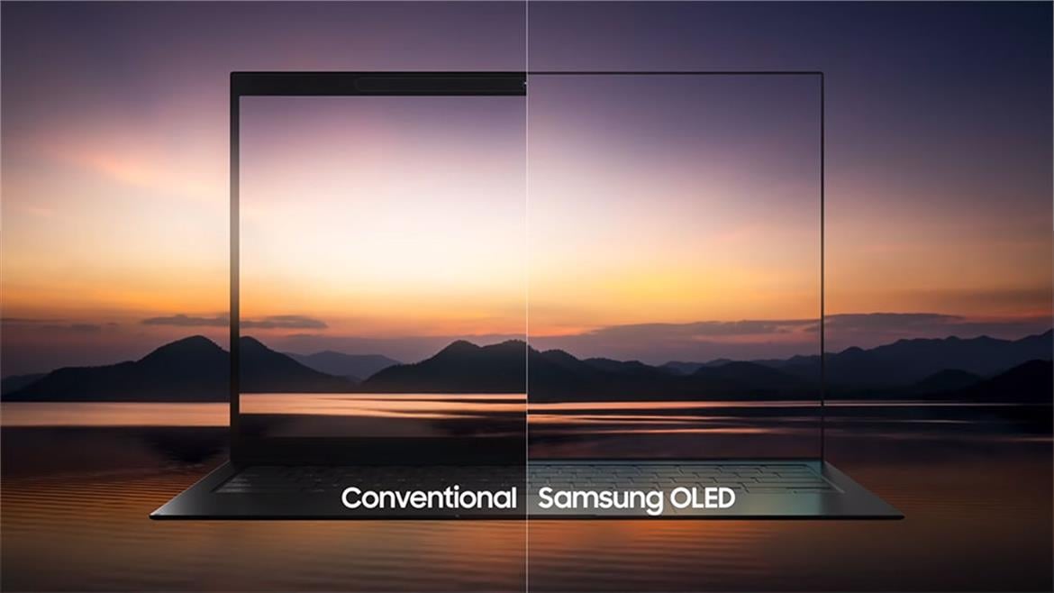 Samsung's New Under-Display Webcams To Enable Ultra-Slim Bezel OLED Display Laptops