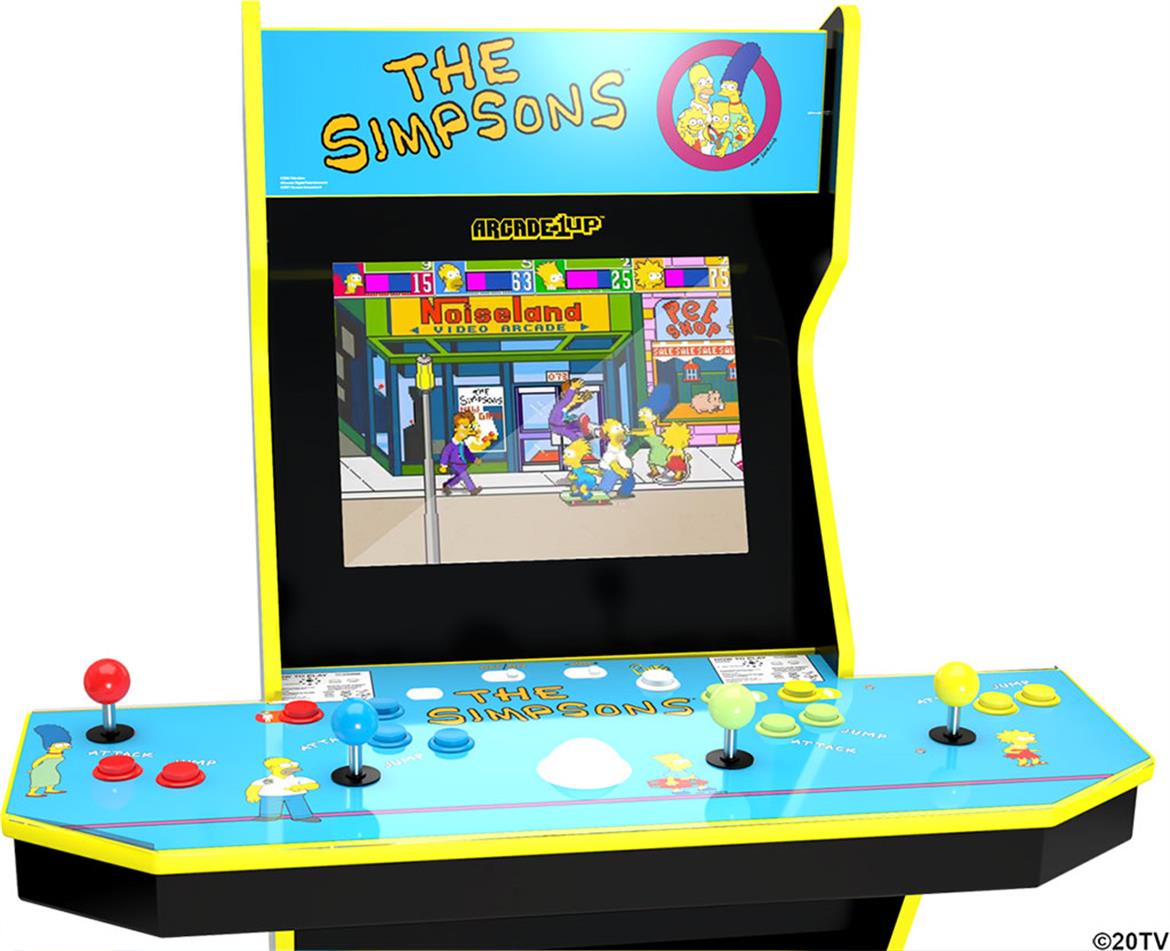 Arcade1Up Revives Simpsons Arcade Machine To Relive 1990s Gaming Without The Quarters