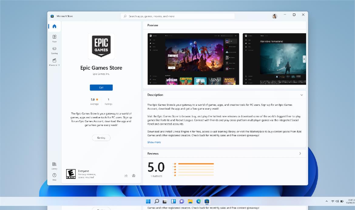 Windows 11 Launch To See Revamped Microsoft Store Embrace Epic Games, Amazon Storefronts