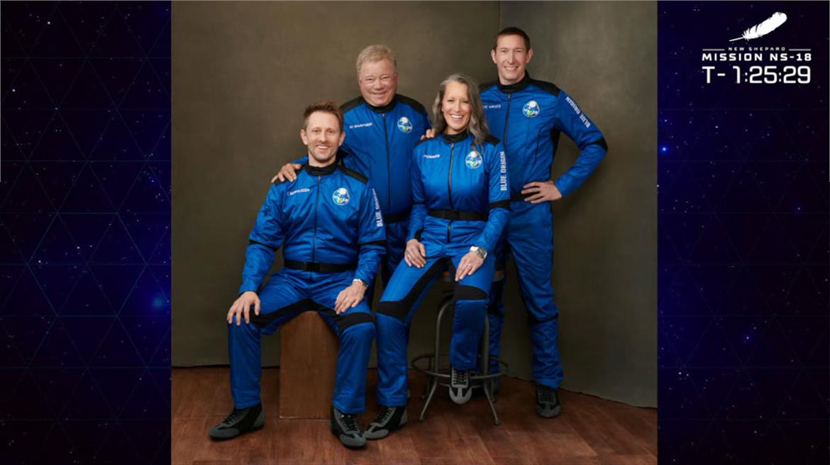 Watch William 'Capt. Kirk' Shatner Blast Off On Blue Origin And Set An Amazing Record