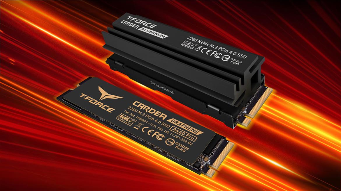 TeamGroup's T-Force Cardea A440 Pro PCIe 4 SSD Rocks Smoking-Fast 7.4GB/s Read Speed