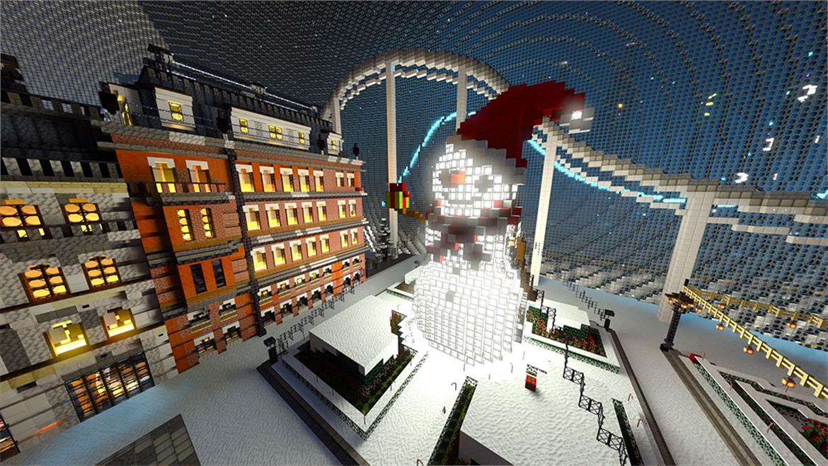 NVIDIA's Minecraft Winter World Map Is A Massive RTX Extravaganza For Charity