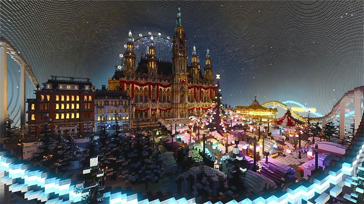 NVIDIA's Minecraft Winter World Map Is A Massive RTX Extravaganza For Charity