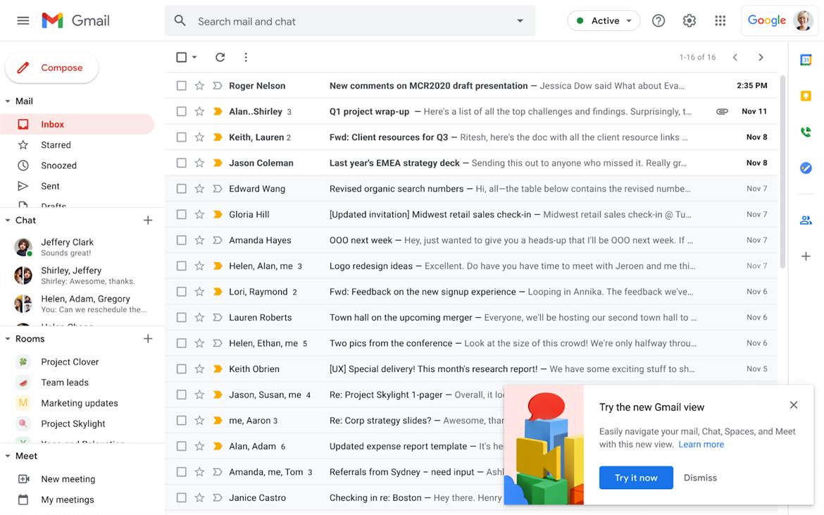 Gmail Is Getting A Slick Makeover You're Going To Love, Here's What It Looks Like