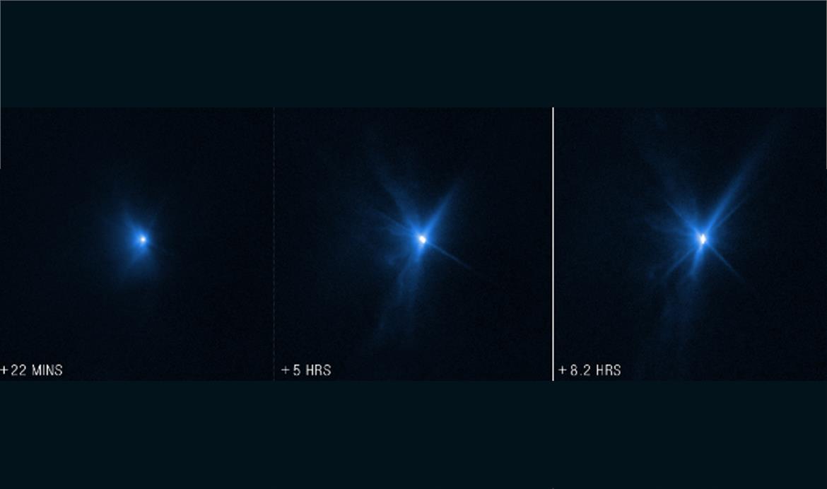 Webb And Hubble Co-Capture DART Mission's 'Bigger Than Expected' Asteroid Impact
