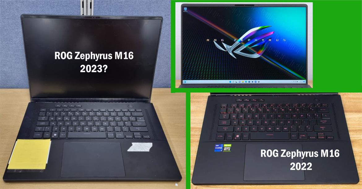 ASUS ROG Zephyrus M16 Gaming Laptop Possibly Touting An RTX 40 Mobile GPU Breaks Cover