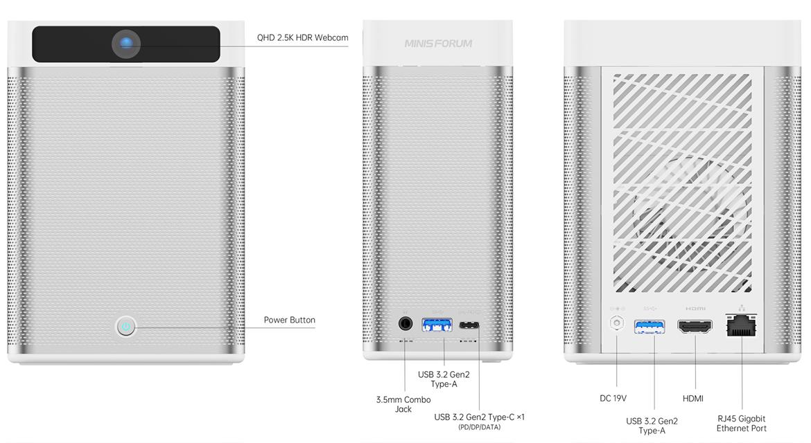 Minisforum MC560 Is A Pint-Sized PC Tower Offering WFH Focus And Smart Speaker Style