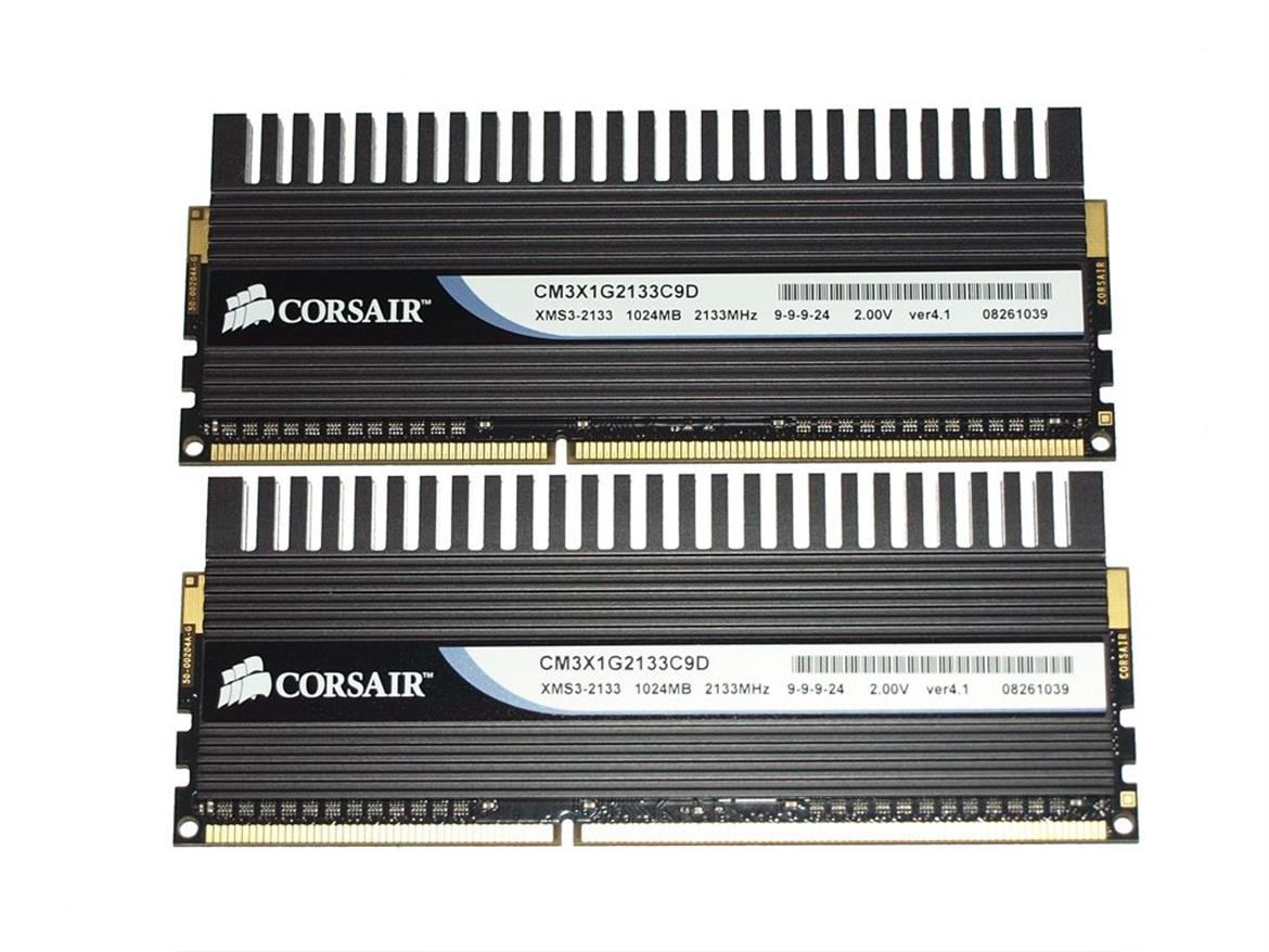 Corsair Unleashes 2.13GHz DDR3 Memory Kit