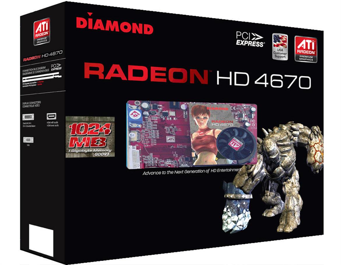 Diamond Releases 1GB Radeon HD 4670