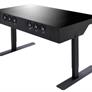 Lian-Li's Totally HOT DK-05 Aluminum And Glass Motorized Sit-Stand PC Desk Now Available