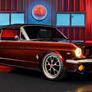 New 1964.5 Ford Mustang Restomod Is A Stunner In Candy Apple Red Glory