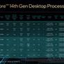 Intel Unveils 14th Gen HX And Core 1 U Mobile CPUs And New, Low Power Desktop Processors