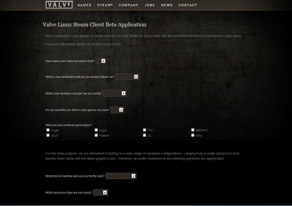 Valve Linux Steam Survey