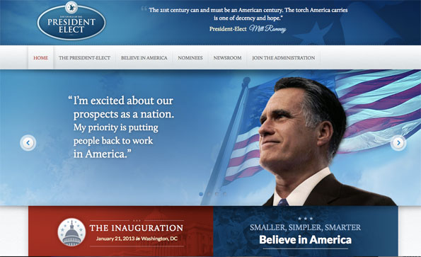 Romney Website