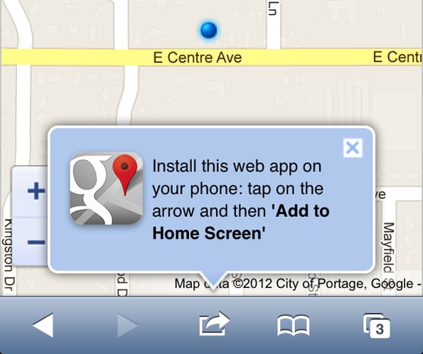 Google Maps Web App