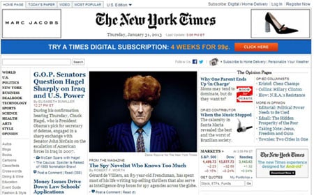 The New York Times Website