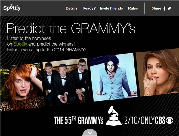 Spotify Grammys