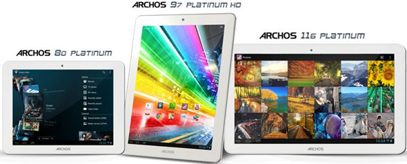 Archos Platinum Tablets