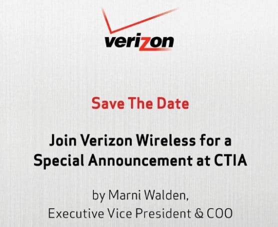 Verizon Wireless announcement