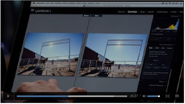 Adobe Lightroom 5 Upright Tool In Action