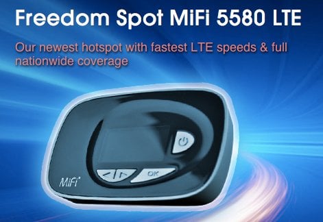 FreedomPop MiFi 5580 LTE mobile hotspot