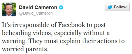 David Cameron Facebook video