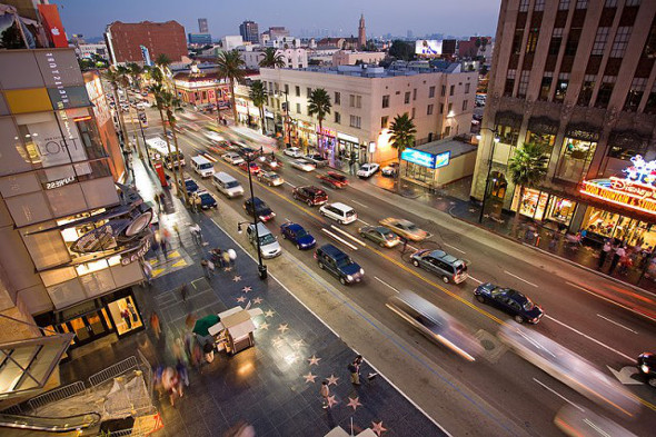 Hollwood Boulevard in L.A.