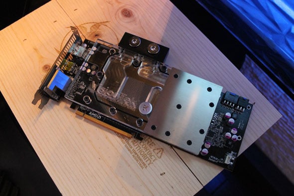 The VisionTek CryoVenom video card, an R9 290 card overclockable to speeds higher than that of an R9 290X