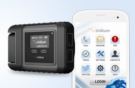 Iridium Go mobile satellite hotspot