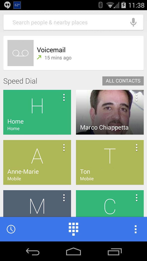 Android 4.4.3 Dialer