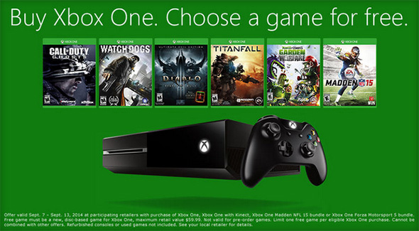 Xbox One Game Promotion