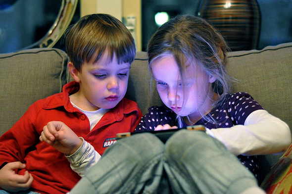 Kids on the iPad