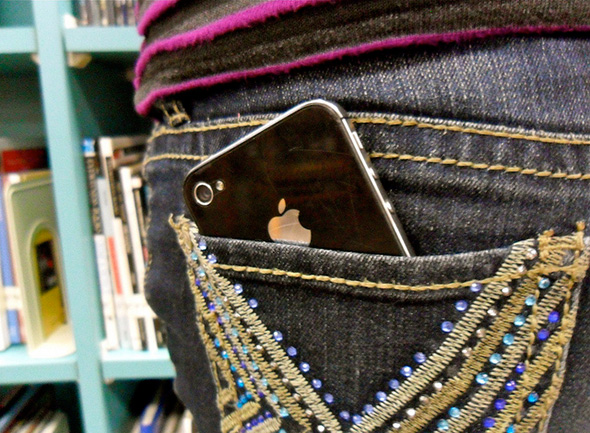 iPhone in pocket