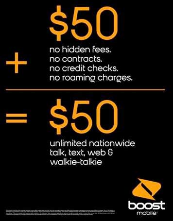 Boost Mobile's $50 Unlimited Everything